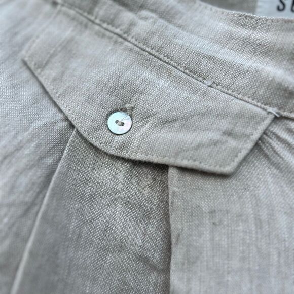 Anthropologie Sovere Instance Linen Pants wide leg size 14 XL - Picture 9 of 10